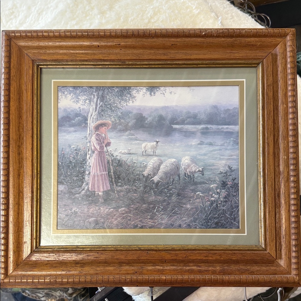 Framed Pastoral Scene Art Print